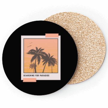 Discover Searching for Paradise - Polaroid Picture Coasters