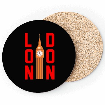 Discover London Funny Gift Idea Coasters