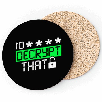 Discover Cyber Security Hacker Decryption Coasters