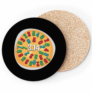 Discover Pi Day 3 14 Math Teacher Student Gift Coasters