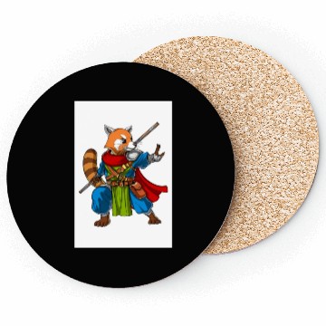 Discover Red Panda Bear Ninja Coasters