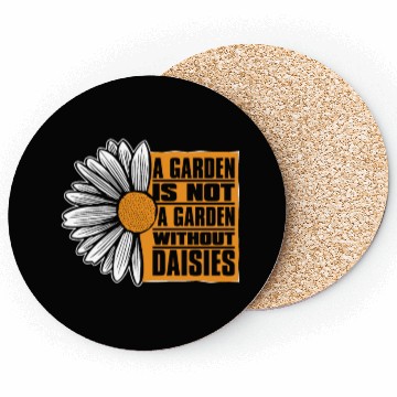Discover Daisy Garden Gardening Gardener Coasters