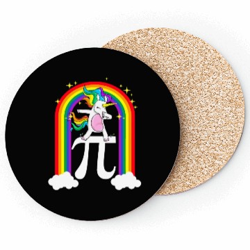 Discover Pi Day Coasters Funny Dabbing Unicorn And Math Lover