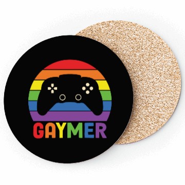 Discover LBGT Flag Gay Pride Human Gaymer Gamer Coasters