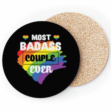 Discover LBGT Flag Gay Pride Human Couple Coasters
