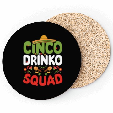 Discover Cinco De Drinko | Bourbon Drinker Coasters | Whisky