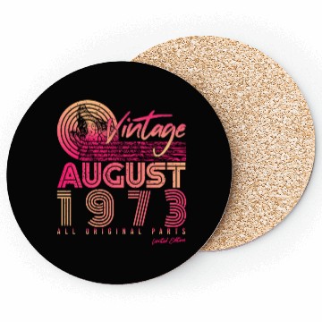 Discover Vintage 1973 August Coasters