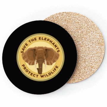 Discover Save The Elephants - World Elephant Day Coasters