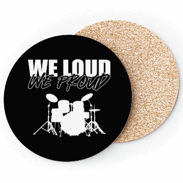 Discover We Loud Musician Gift Coasters