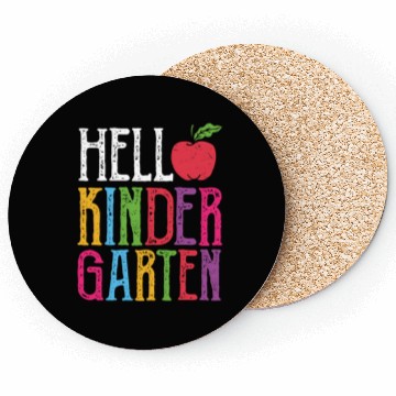 Discover Hello Kindergarten Back To School Coasters