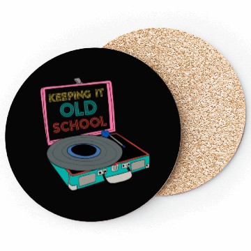 Discover Old School Vinyl Music Lover Coasters