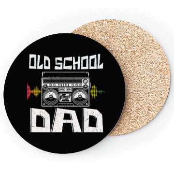 Discover Old School Dad Hip Hop Music Lover Coasters