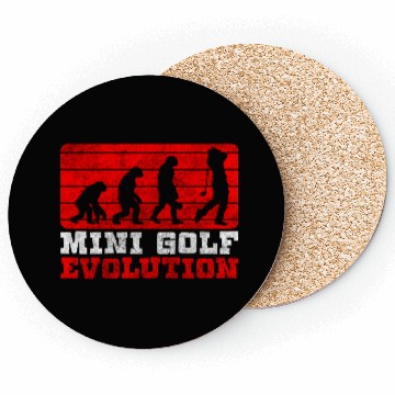 Discover Mini Golf Course Golfers Golf Sport Golf Coasters