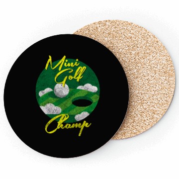 Discover Mini Golf Course Golfers Victory Golf Coasters