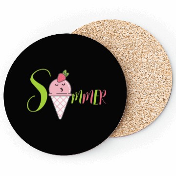 Discover Summer ice cream Coasters