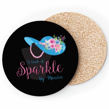 Discover Sparkle by Monica Hat Jewelry Display Coasters