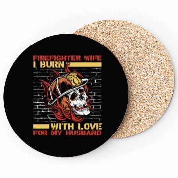 Discover Firefighter Fireman Thin Red Line Coasters