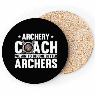 Discover Archery Archer Bowman Coasters