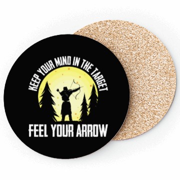 Discover Archery Archer Bowman Coasters