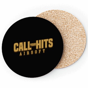 Discover Airsoft Call Your Hits! Airsoft Coasters