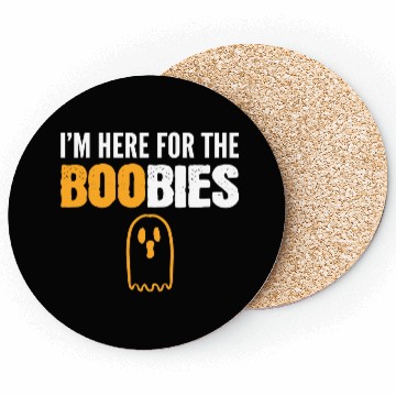 Discover Here for BOObies Funny Person Gift Coasters