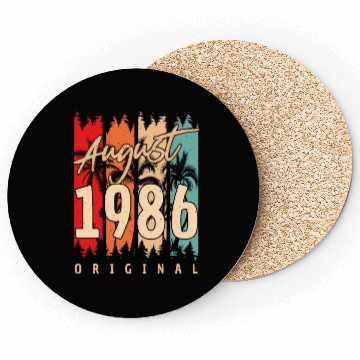 Discover Gift Idea For August 1986 Coasters