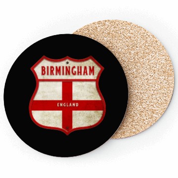Discover Birmingham England coat of arms Coasters