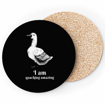 Discover I Am Quacking Amazing! Cool Duck Coasters