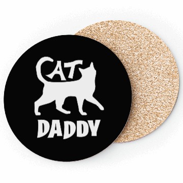 Discover Cat Daddy Cat Lover Coasters