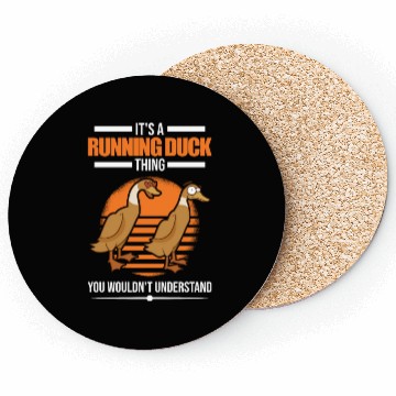 Discover It's A Running Duck Thing Coasters