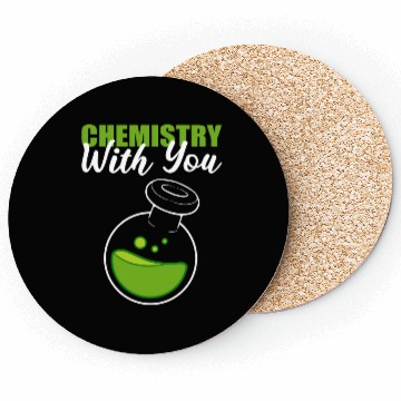 Discover Chemistry with You Scientist Gift Coasters