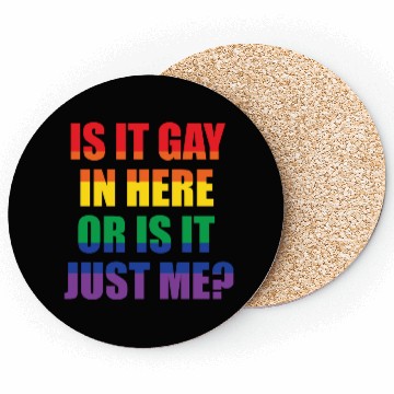 Discover LGBT Funny Gay Lesbian Pride Rainbow Slogan Gift Coasters