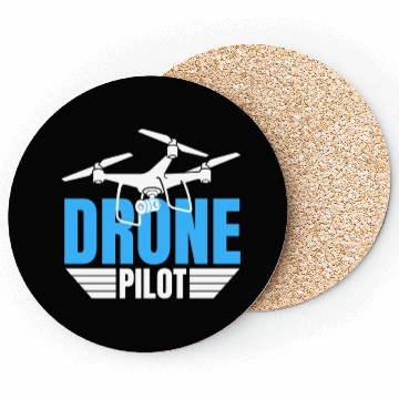 Discover Drone Drone Pilot Drone Operator Quadrocopter Coasters
