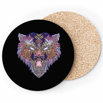 Discover lion tattoo Coasters