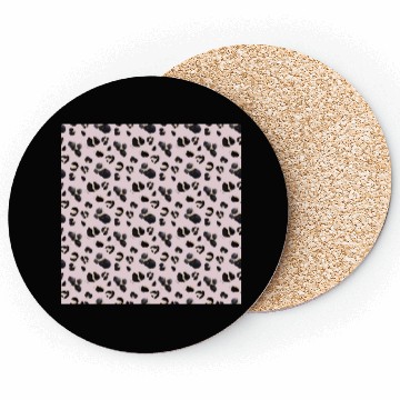 Discover Cheetah Animal Print Pink Pattern Coasters