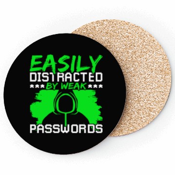 Discover Cyber Security Ethical Hacker Password Coasters