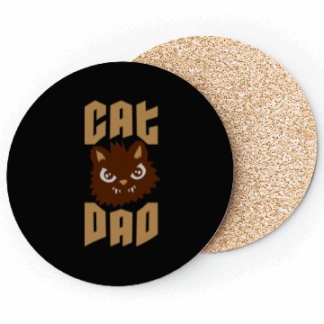 Discover Cat dad dangerous tomcat Coasters