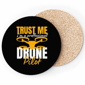 Discover Drone Drone Pilot Drone Operator Quadrocopter Coasters