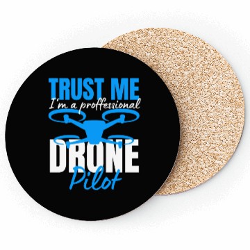 Discover Drone Drone Pilot Drone Operator Quadrocopter Coasters