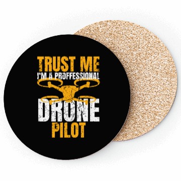 Discover Drone Drone Pilot Drone Operator Quadrocopter Coasters