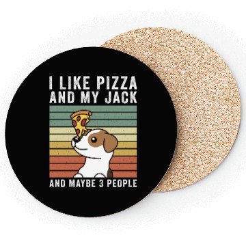 Discover I Like Pizza And My Jack Russell Terrier Coasters