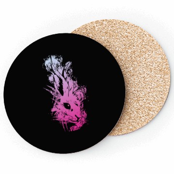 Discover Rabbit StreetStyle - Pink Coasters