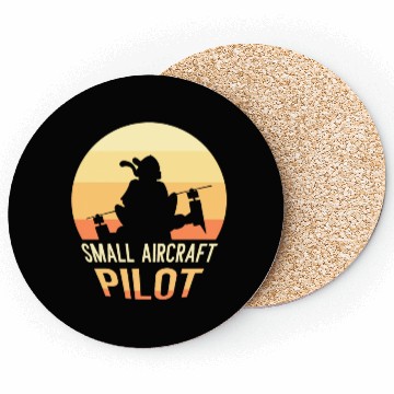 Discover Small Aircraft Pilot Private Small Airplane Coasters