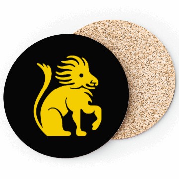 Discover leo zodiac gold lion king Coasters
