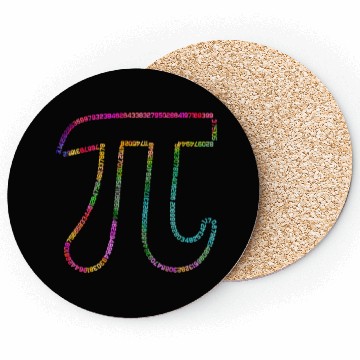 Discover Pi Irrational Number Mathematics Physics 3.14 Coasters