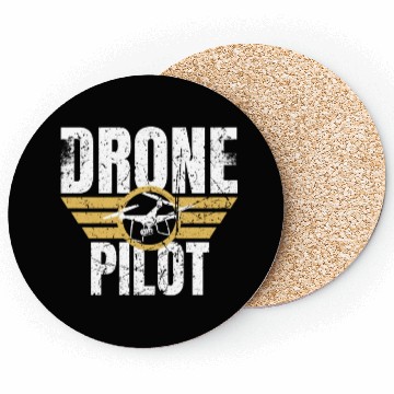 Discover Drone Drone Pilot Drone Operator Quadrocopter Coasters