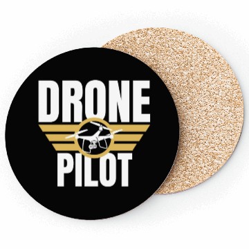 Discover Drone Drone Pilot Drone Operator Quadrocopter Coasters