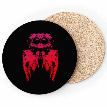 Discover Spider Eyes - Red Coasters