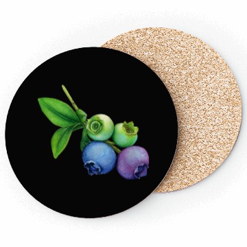 Discover blueberries Coasters