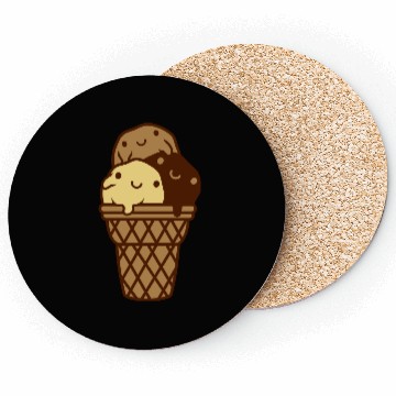 Discover Sweet 3 ice cream Coasters